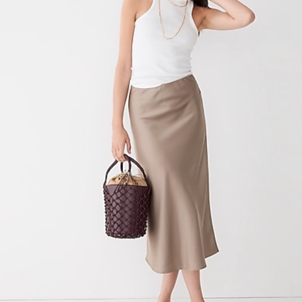JCrew Gwyneth slip skirt